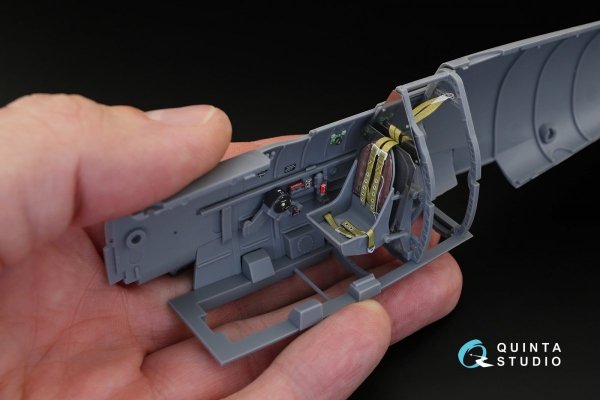 Quinta Studio QD32018 Spitfire Mk.IX 3D-Printed &amp; coloured Interior on decal paper (for Tamiya kit) 1/32
