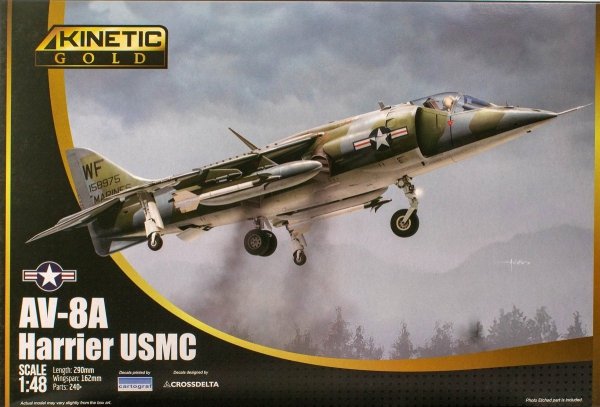 Kinetic K48072 AV-8A Harrier USMC 1/48