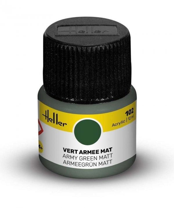 Heller 9102 102 Army Green - Matt 12ml