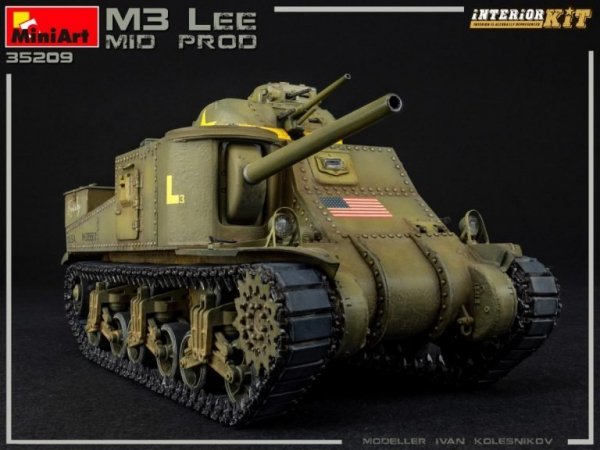 MiniArt 35209 M3 Lee Mid. Production w/interior kit 1/35