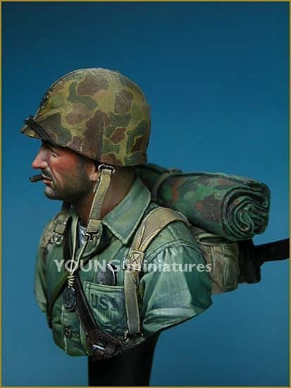 Young Miniatures YM1813 SUSMC IWOJIMA 1945 1/10