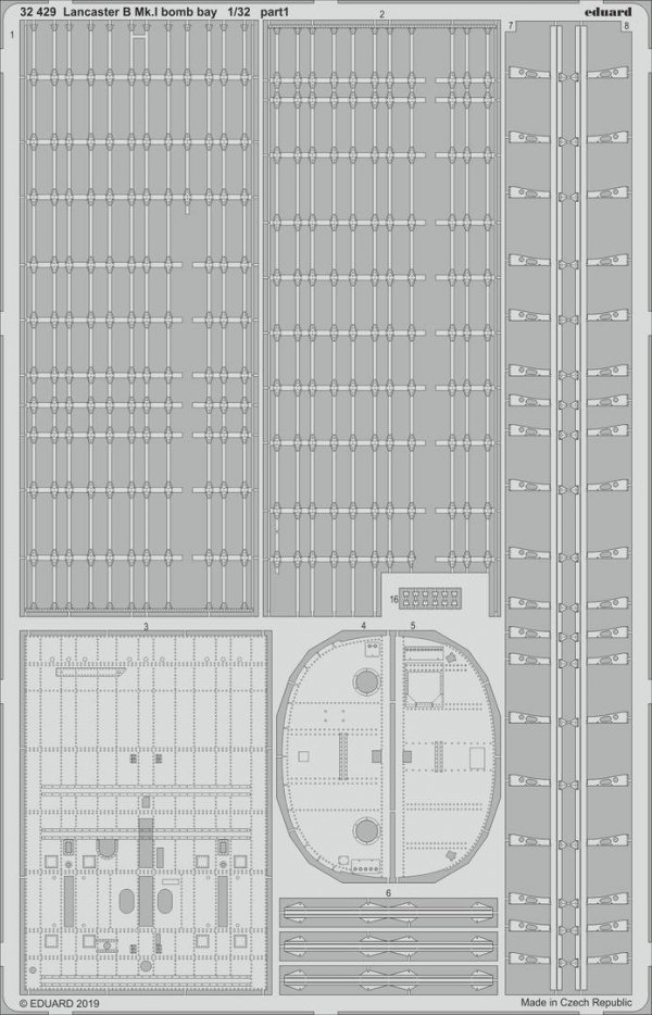 Eduard BIG33100 Lancaster B Mk. I PART II HONG KONG MODELS 1/32