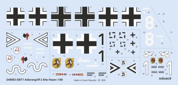 Eduard D48063 ADLERANGRIFF: Alte Hasen 1/48 EDUARD
