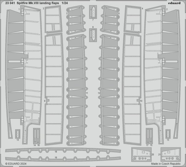 Eduard 23041 Spitfire Mk.VIII Landing Flaps AIRFIX 1/24