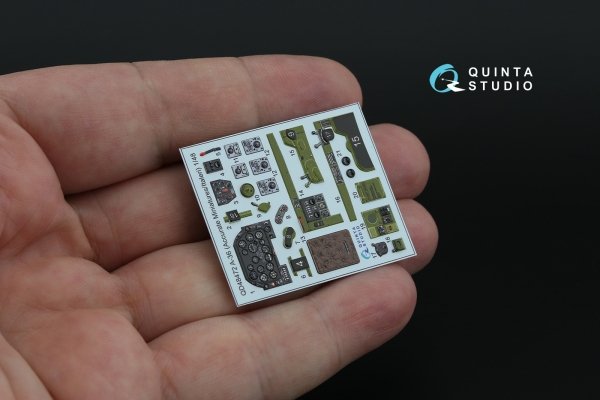 Quinta Studio QD48472 A-36 3D-Printed coloured Interior on decal paper (Accurate Miniatures/Italeri) 1/48