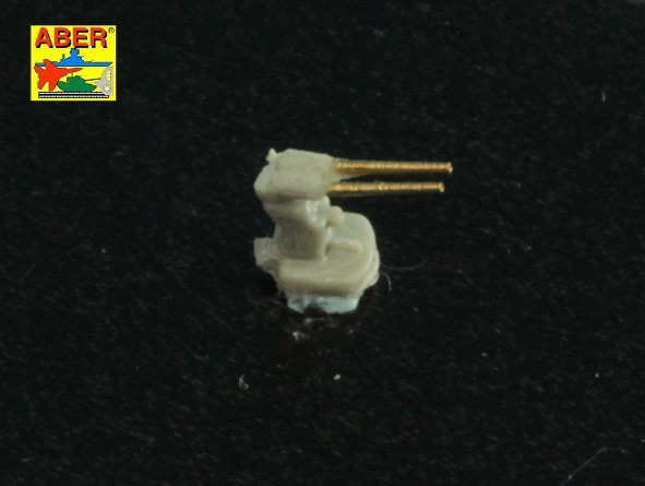 Aber 1:700L-40 Set of 16 pcs 3,7 cm Flak 42 gun barrels for German war ships 1/700