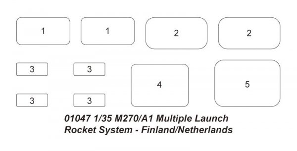 Trumpeter 01047 M270/A1 Multiple Launch Rocket System Finland/Netherlands 1/35