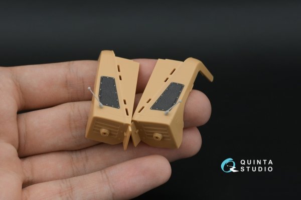 Quinta Studio QD+35159 KrAZ-260 3D-Printed &amp; coloured Interior on decal paper (HobbyBoss) (with 3D-printed resin parts) 1/35