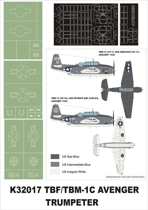 Montex K32017 TBF-1C Avenger 1/32