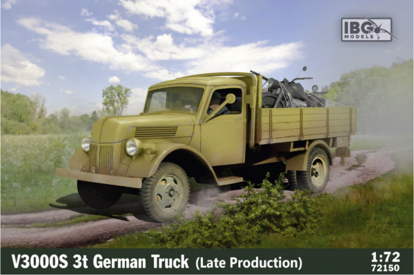 IBG 72150 German V3000S 3t truck late production 1/72