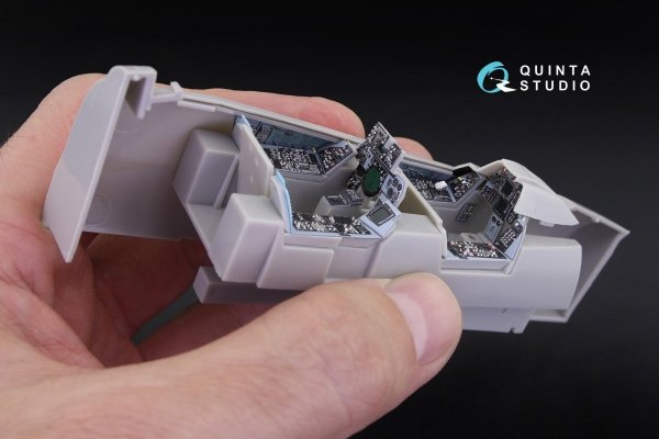 Quinta Studio QD48178 F-14A 3D-Printed &amp; coloured Interior on decal paper (for Hasegawa kit) 1/48