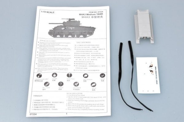 Trumpeter 07224 M4A3 TANK (1:72)