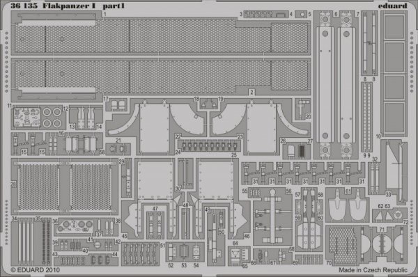Eduard 36135 Flakpanzer I 1/35 Dragon