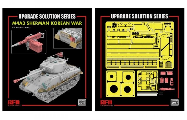 Rye Field Model 2017 M4A3 SHERMAN KOREAN WAR 1/35