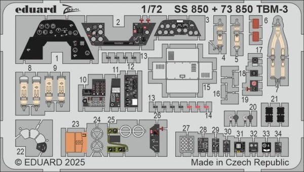 Eduard SS850 TBM-3 HOBBY BOSS 1/72
