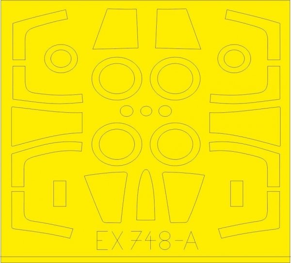 Eduard EX748 F-104DJ TFace for Kinetic Model 1/48
