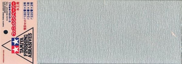 Tamiya 87009 FINISHING ABRASIVES MEDIUM SET