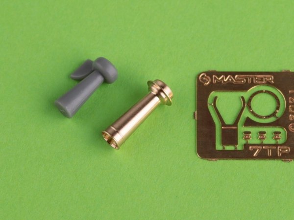 Master GM-35-035 Polski czołg lekki 7TP - podwójna wieża - lufa ckmu wz.30 (nieopancerzona) i klakson (do zestawu IBG) 1/35