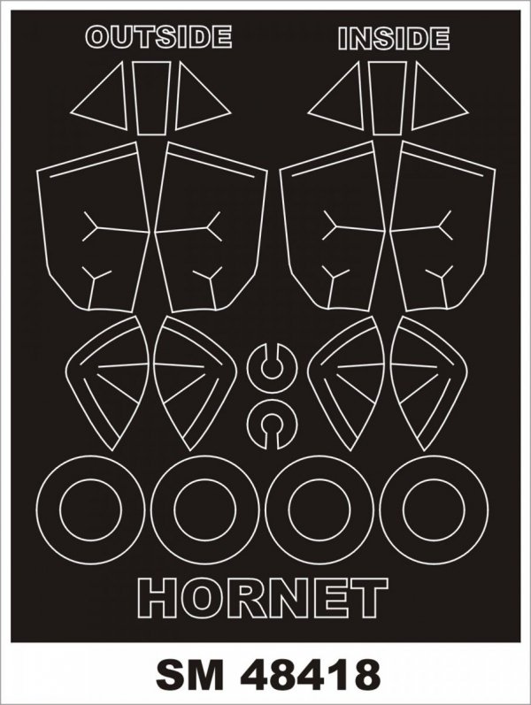 Montex SM48418 DH HORNET TRUMPETER