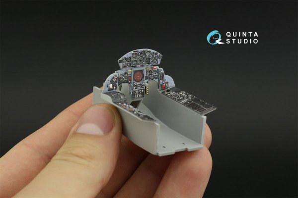 Quinta Studio QD32130 TF-104G 3D-Printed &amp; coloured Interior on decal paper (Italeri) 1/32