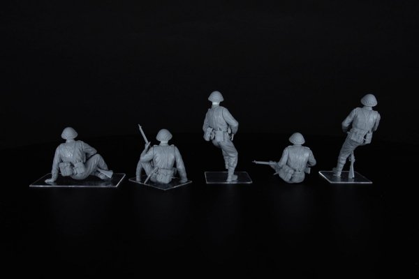 MiniArt 35496 British Tank Riders (NW Europe). Resin Heads 1 1/35