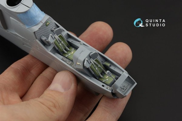 Quinta Studio QD48331 AH-1G 3D-Printed &amp; coloured Interior on decal paper (Special Hobby) 1/48