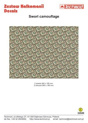 Techmod 32049 - Swirl Camouflage (1:32)