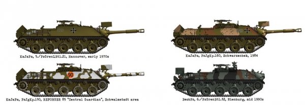 Das Werk DW35031 Kanonenjagdpanzer / Beobachtungspanzer German Tank Destroyer / Artillery Observation Vehicle (2 in 1) 1/35