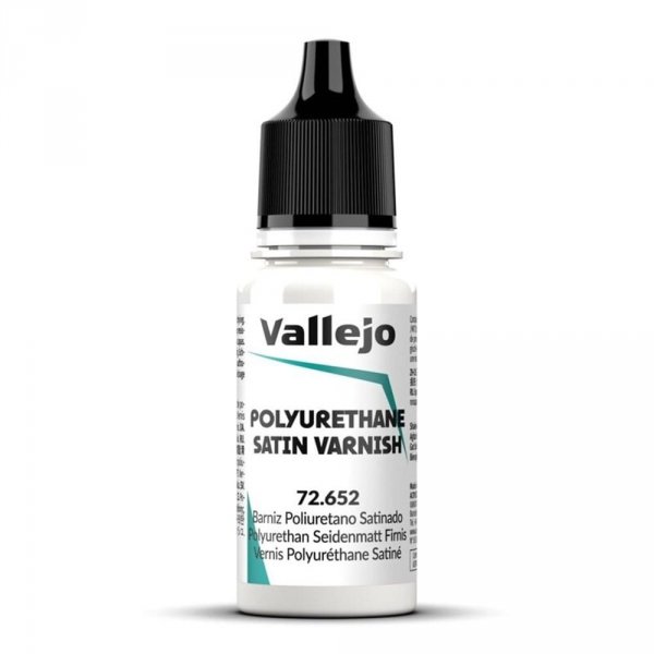 Vallejo 72652 Polyurethane Satin Varnish 18ml