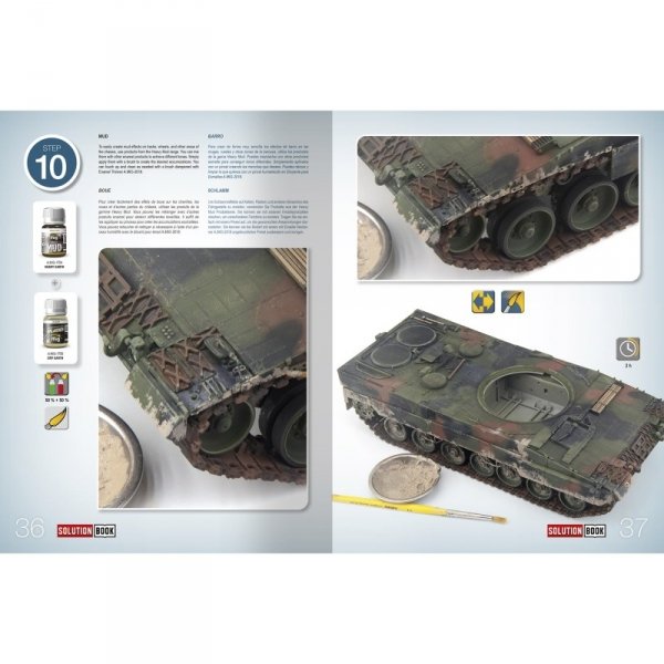 AMMO by Mig Jimenez 6531 SOLUTION BOOK 26 – How to Paint NATO &amp; BUNDESWEHR Vehicles (English, Spanish, French &amp; German)