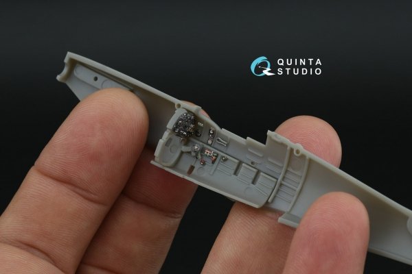 Quinta Studio QD72235 Spitfire Mk.Vc 3D-Printed &amp; coloured Interior on decal paper ( Airfix ) 1/72