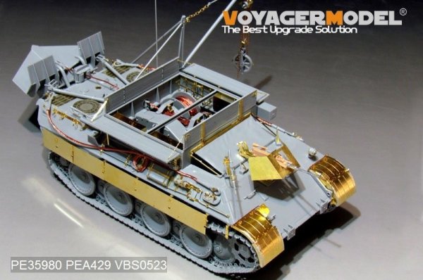 Voyager Model PE35980 WWII German Bergepanther Ausf.A (Late type,Panther G tool holders) Basic For TAKOM 2101 1/35
