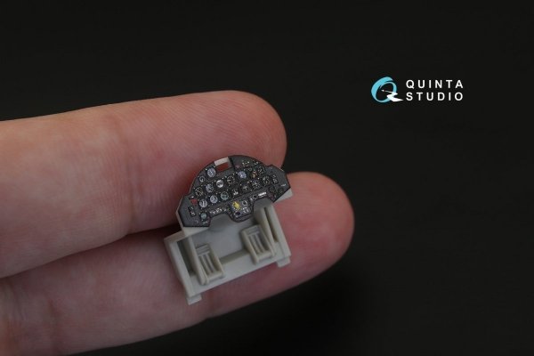 Quinta Studio QD48124 A-1J 3D-Printed &amp; coloured Interior on decal paper (for Tamiya kit) 1/48