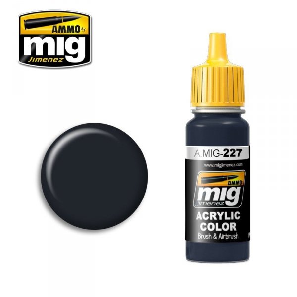 AMMO of Mig Jimenez 0227 FS 25042 SEA BLUE (ANA 606) 17ml.