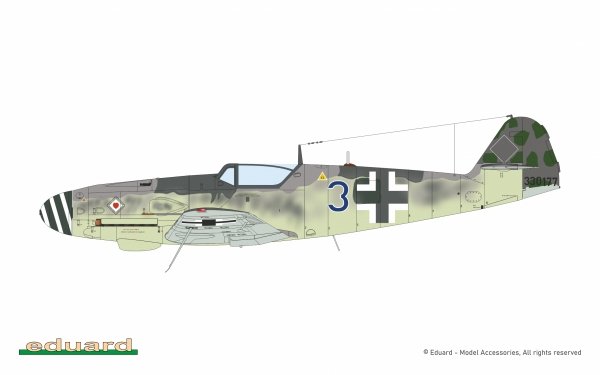 Eduard 2155 Kurfürst Dual Combo Bf 109K-4 - Limited Edition 1/72