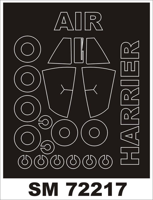 Montex SM72217 HS HARRIER GR.3 AIRFIX