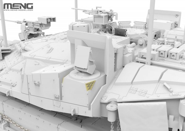 Meng Model TS-056 Merkava Mk.4M w/roof-mounted slat armor Israel Main Battle Tank 1/35