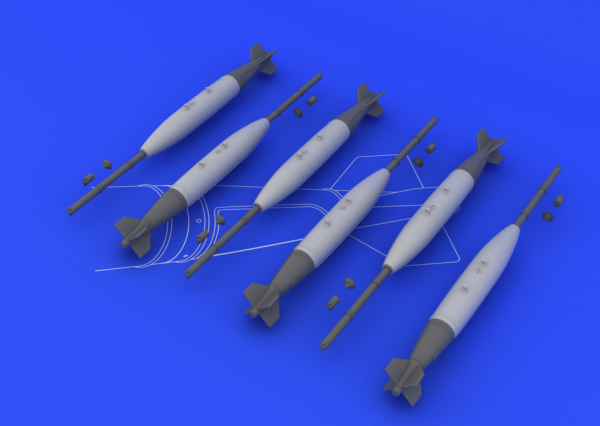 Eduard SIN648129 A-1 armament TAMIYA 1/48