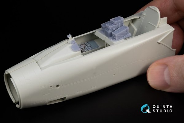 Quinta Studio QD+48264 Tornado ECR Italian 3D-Printed &amp; coloured Interior on decal paper (Revell) (with 3D-printed resin parts) 1/48