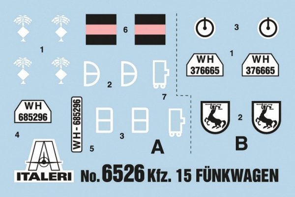 Italeri 6526 Kfz.15 FUNKWAGEN