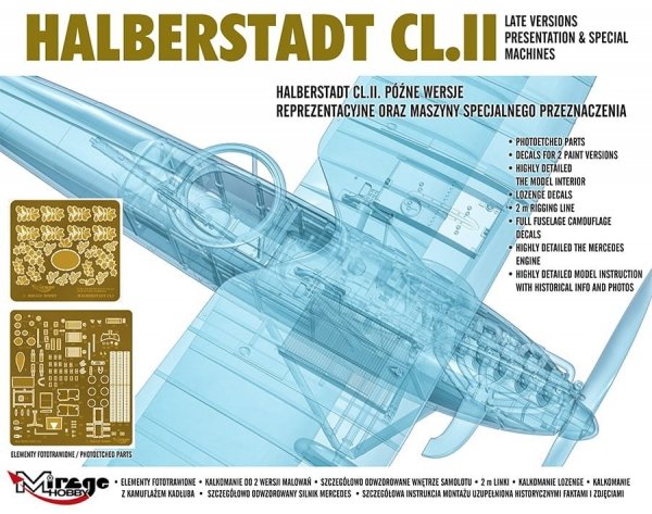 Mirage Hobby 481405 Halberstadt CL.II 1/48