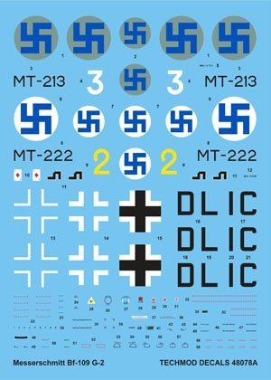 Techmod 48078 - Messerschmitt Bf 109G-2 (1:48)