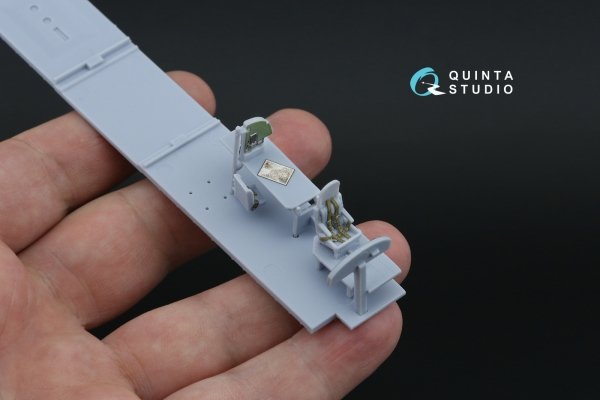Quinta Studio QD72156 Avro Lancaster B.II 3D-Printed coloured Interior on decal paper (Airfix) 1/72