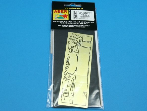 Aber 35A102 Turret stowage bin for german tank Pz. Kpfw. VI Tiger I, standard model (1:35)