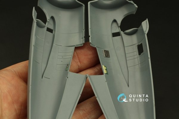 Quinta Studio QD48403 F4F-4 Wildcat 3D-Printed &amp; coloured Interior on decal paper (Eduard) 1/48