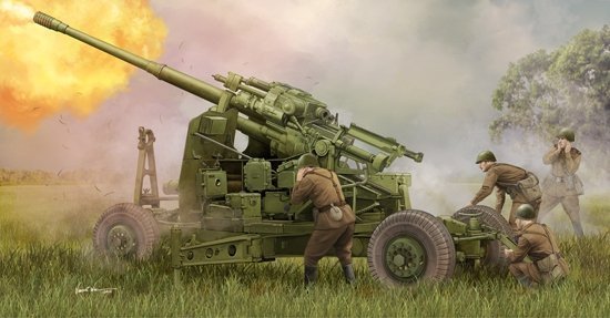 Trumpeter 02349 Soviet 100mm Air Defense Gun KS-19M2 (1:35)