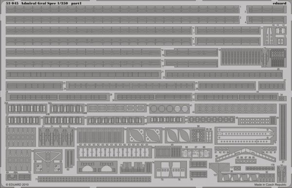 Eduard 53045 Admiral Graf Spee 1/350  TRUMPETER