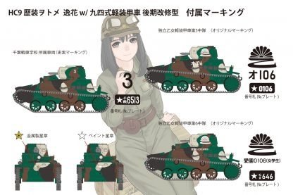 Fine Molds HC09 Itsuka w/ Type 97 Tankette Late 1/35