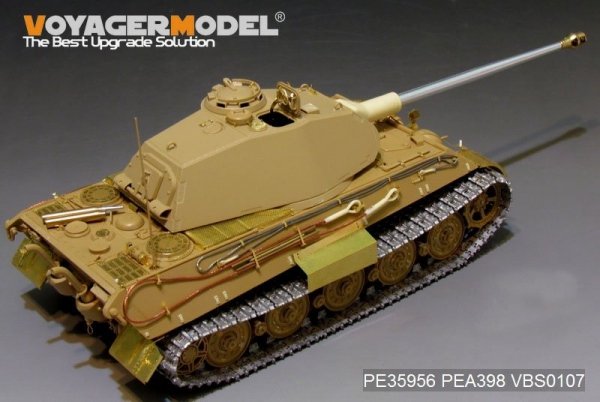 Voyager Model PE35956 WWII German King Tiger (Porsche Turret) For MENG TS-037 1/35