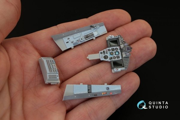 Quinta Studio QD32022 MiG-29SMT 3D-Printed &amp; coloured Interior on decal paper (for Trumpeter kit) 1/32